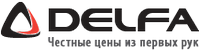 Логотип фирмы Delfa в Искитиме